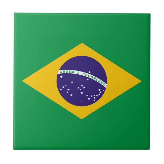 Azulejo De Cerâmica Bandeira do Brasil Bandeira do Brasil (Frente)