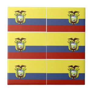 Azulejo De Cerâmica bandeira do ecuadorian