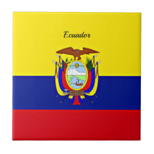Azulejo De Cerâmica Bandeira do Equador