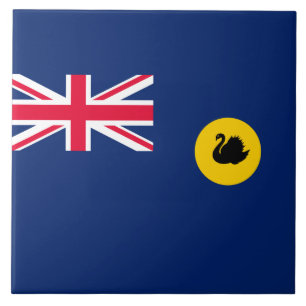 Azulejo De Cerâmica Bandeira do Estado da Austrália Ocidental