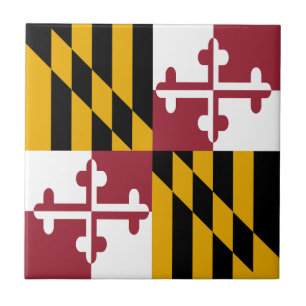 Azulejo De Cerâmica Bandeira do estado de Maryland