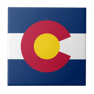 Azulejo De Cerâmica Bandeira do Estado do Colorado