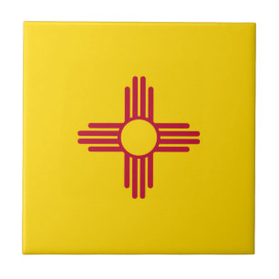 Azulejo De Cerâmica Bandeira do Estado do Novo México