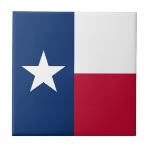 Azulejo De Cerâmica Bandeira do Estado do Texas