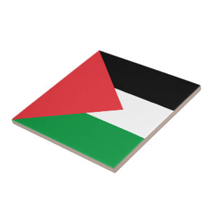 Azulejo De Cerâmica bandeira do Estado Palestino