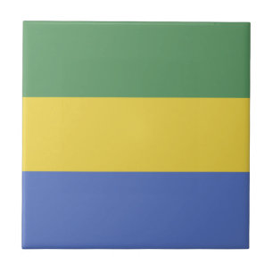 Azulejo De Cerâmica Bandeira do Gabão