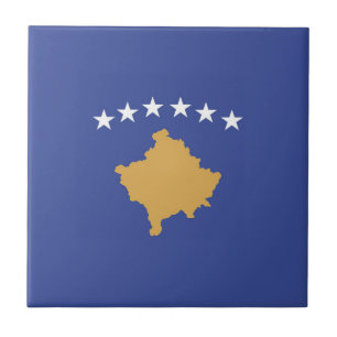 Azulejo De Cerâmica Bandeira do Kosovo