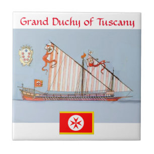 Azulejo De Cerâmica Bandeira do marinho Toscânia Medici