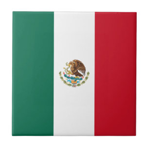 Azulejo De Cerâmica Bandeira do México