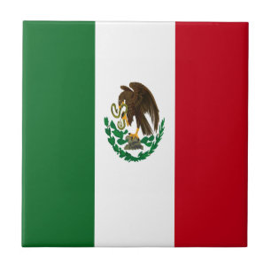 Azulejo De Cerâmica Bandeira do México