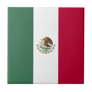 Azulejo De Cerâmica Bandeira do México