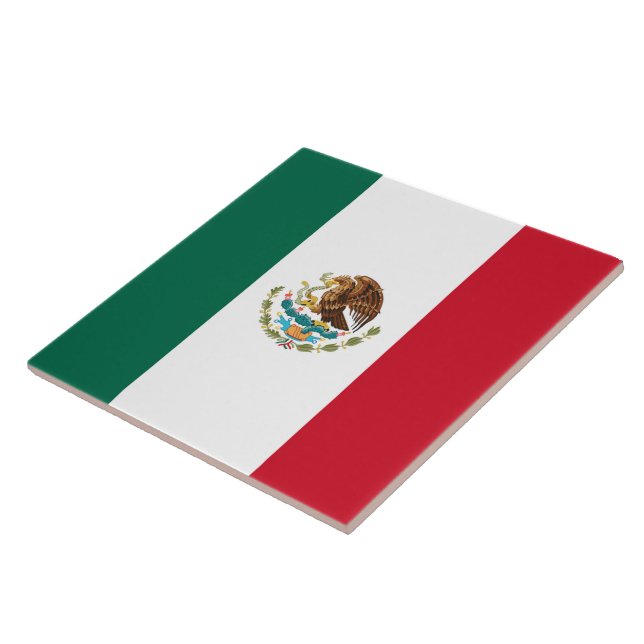Azulejo De Cerâmica Bandeira do México (Lateral)