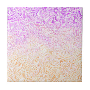 Azulejo De Cerâmica Bandeira do Orgulho Trixic Abstrata Boho Ondulada