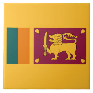 Azulejo De Cerâmica Bandeira do Sri Lanka