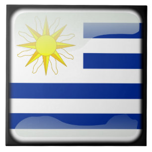 Azulejo De Cerâmica Bandeira do Uruguai