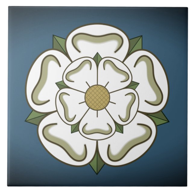 Azulejo De Cerâmica Bandeira do Yorkshire (Reino Unido) (Frente)