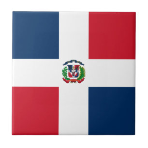 Azulejo De Cerâmica Bandeira dominiquense