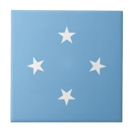 Azulejo De Cerâmica Bandeira dos Estados Federados da Micronésia