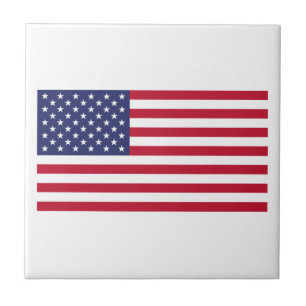 Azulejo De Cerâmica Bandeira dos Estados Unidos da América