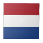 Azulejo De Cerâmica Bandeira dos Países Baixos<br><div class="desc">Bandeira patriótica da Holanda.</div>