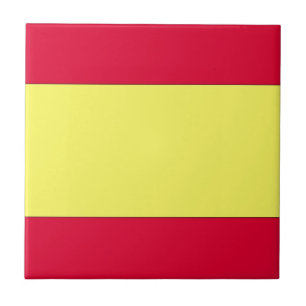 Azulejo De Cerâmica Bandeira espanhola