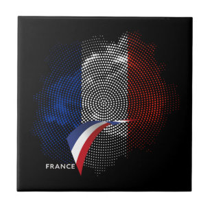 Azulejo De Cerâmica bandeira francesa