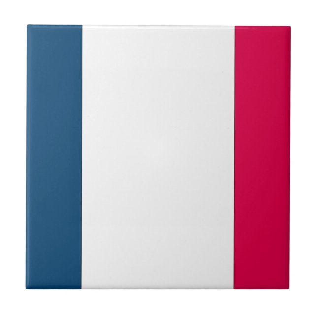 Azulejo De Cerâmica Bandeira Francesa (Frente)