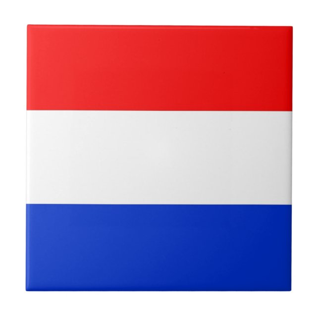 Azulejo De Cerâmica Bandeira Holandesa (Frente)