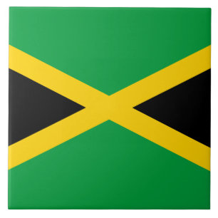 Azulejo De Cerâmica Bandeira jamaicana