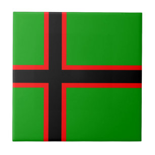 Azulejo De Cerâmica Bandeira Nacional da Carélia