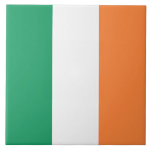 Azulejo De Cerâmica Bandeira Nacional da Irlanda, padrão irlandês, Est
