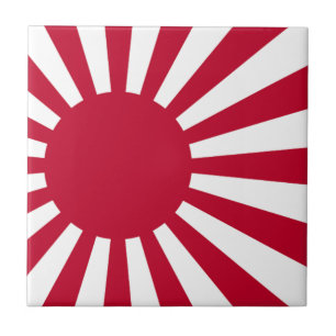 Azulejo De Cerâmica Bandeira naval de Japão - bandeira japonesa de Su