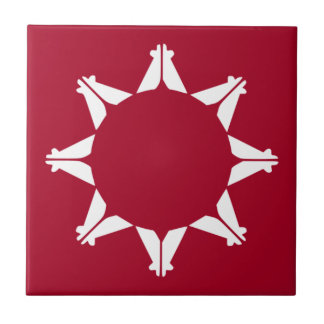 Azulejo De Cerâmica Bandeira Oglala Lakota Sioux