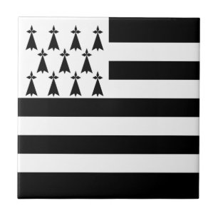 Azulejo De Cerâmica Bandeira Patriótica da Bretanha