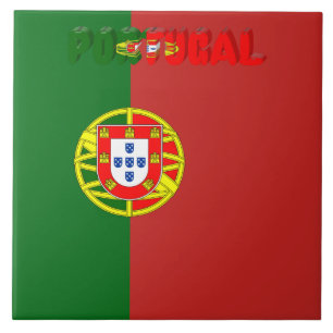 Azulejo De Cerâmica Bandeira portuguesa