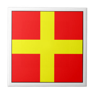 Azulejo De Cerâmica Bandeira R do ICS