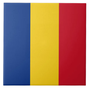 Azulejo De Cerâmica Bandeira romena (Romênia)