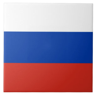 Azulejo De Cerâmica Bandeira Russa (Rússia)