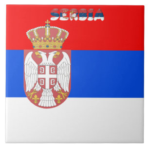 Azulejo De Cerâmica Bandeira sérvio