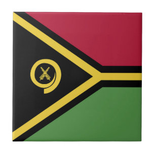 Azulejo De Cerâmica Bandeira Vanuatu