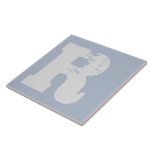 Azulejo De Cerâmica Banheira industrial de cozinha desarrumada R padrã<br><div class="desc">Azulejo de cerâmica azul de aço claro com cinza de luz em apuros ou letra para cozinhas industriais,  de tipo loft,  casas de banho.
Personalize a carta ou exclua-a se você estiver com.
Para melhor aparência,  misture-o e combine-o com outros azulejos PiccoGrande.</div>