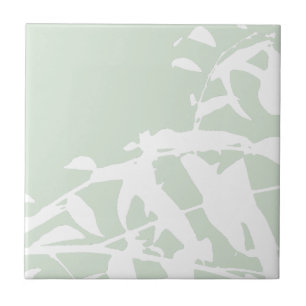 Azulejo De Cerâmica Banheira Verde do Mar Selvagem Personalizável