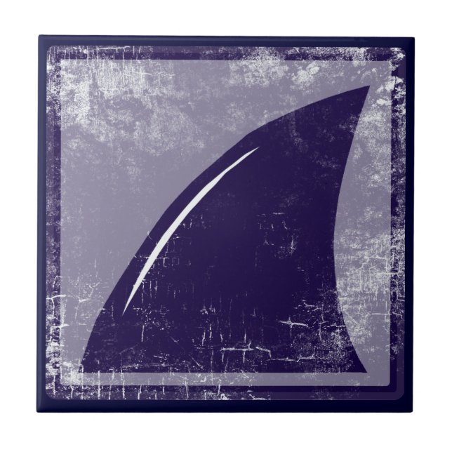 Azulejo De Cerâmica barbatana de tubarão (Frente)