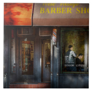 Azulejo De Cerâmica Barbeiro - NY - Barbearia do West Village