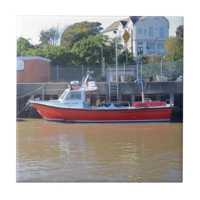 Azulejo De Cerâmica Barco Charter High Flyer (Frente)