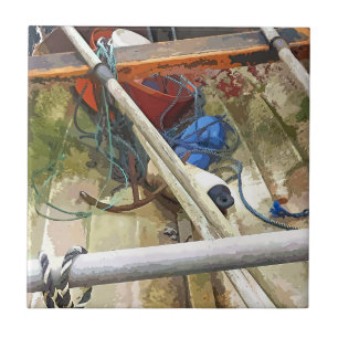 AZULEJO DE CERÂMICA  BARCOS