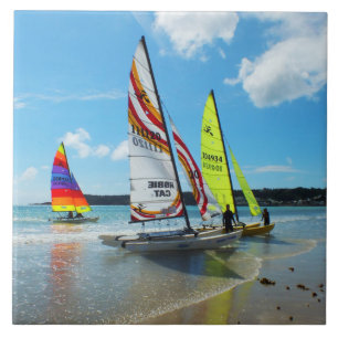 Azulejo De Cerâmica Barcos à vela Hobie em Jersey