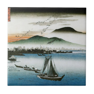 Azulejo De Cerâmica Barcos japoneses