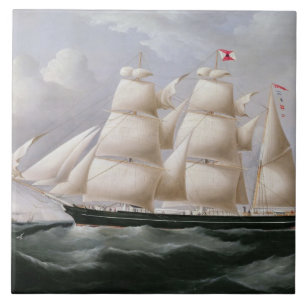 Azulejo De Cerâmica Barque "Procymatia" da tosquiadeira fora de Dôvar