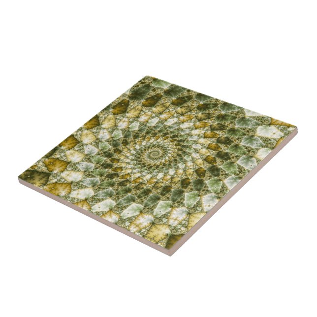 Azulejo De Cerâmica Barras Marmortas - Arte Mandelbrot (Lateral)